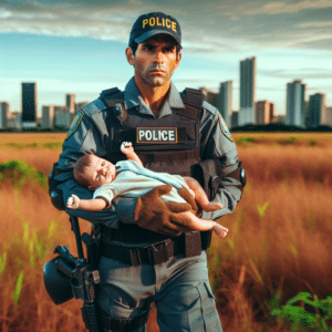 Equipe da PM socorre bebê de 1 mês em Água Clara; mãe recebe orientações antes da chegada dos agentes. Ação rápida salva a vida da criança.