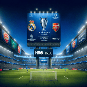 Porto enfrenta Arsenal em duelo decisivo pelas oitavas da Champions League, com transmissão ao vivo pelo HBO Max e Space. Confronto promete emoções e define futuro na competição.