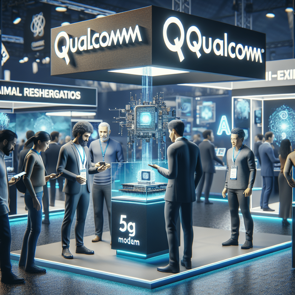 Qualcomm inova com inteligência artificial no novo modem 5G apresentado na MWC Barcelona, promovendo conexões sem fio mais rápidas e confiáveis.