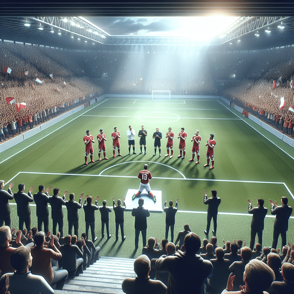 Adeptos do Benfica emocionam ao homenagear António Silva durante partida contra Portimonense no Estádio da Luz. Solidariedade e apoio em momento de luto.