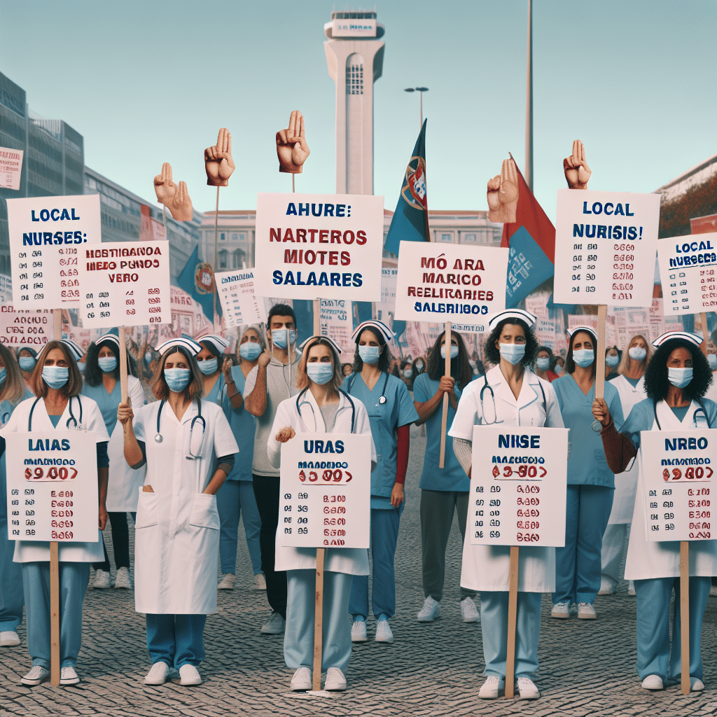 Greve enfermeiros Portugal: 15 março, Sindicato, tabela salarial