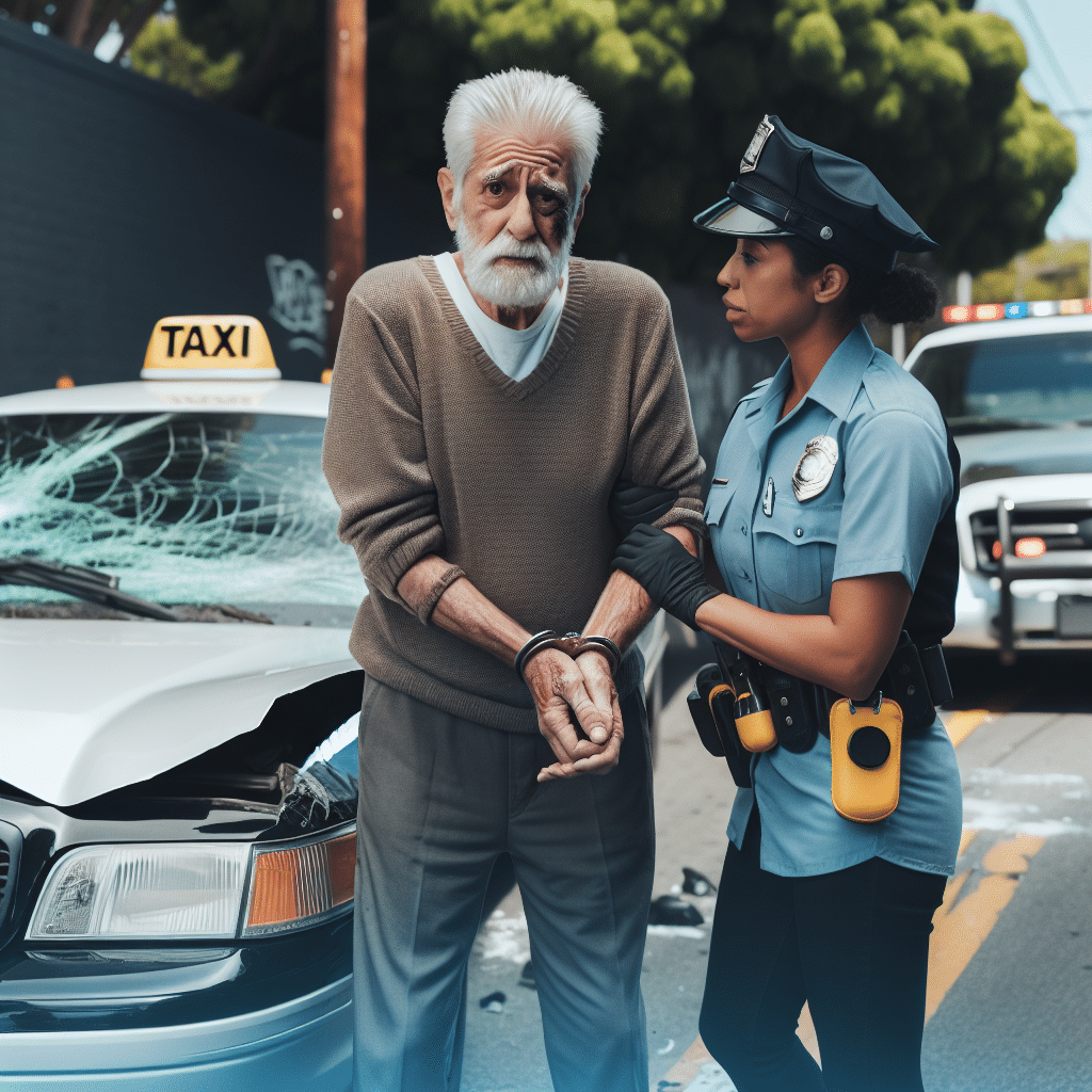 Condução embriagada: Homem de 76 anos detido após acidente na Avenida da Liberdade. Teste de alcoolemia mostra alto nível de álcool no sangue. Segurança viária em destaque.