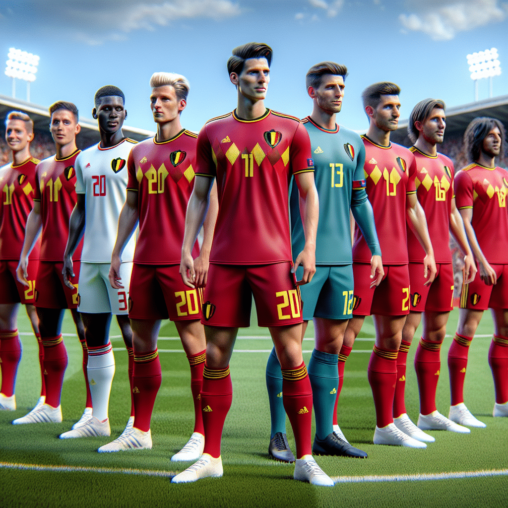 Belgica surpreende com novo uniforme UEFA Euro 2024