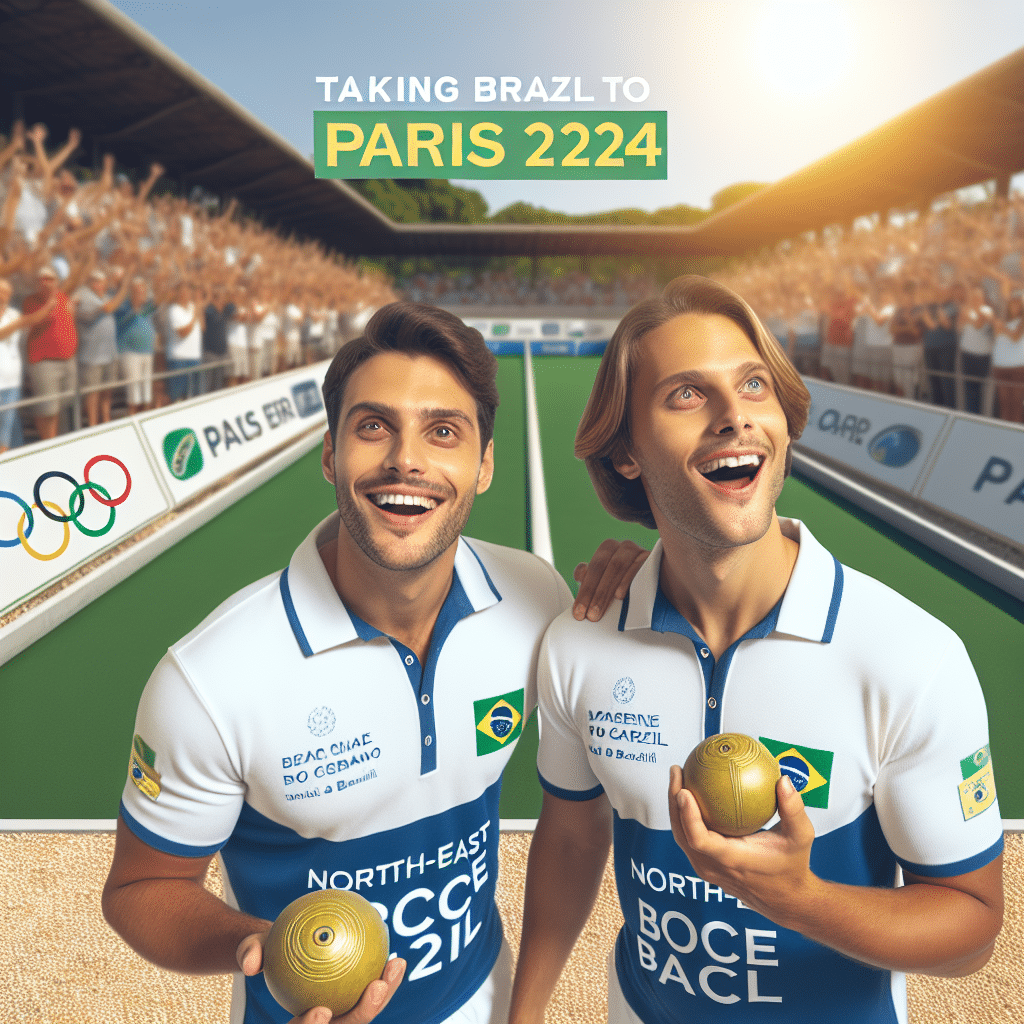 Dupla de bocha do Nordeste leva Brasil a Paris 2024.