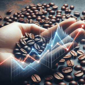 Café arábica oscila, café robusta firme. Menor produção e demanda aquecida influenciam preços. Impacto climático e ataques marítimos são fatores-chave.