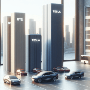 BYD lidera vendas de veículos elétricos no Brasil, alcança marco de produção global e supera Tesla em Portugal. Movimento marcante na indústria automotiva.