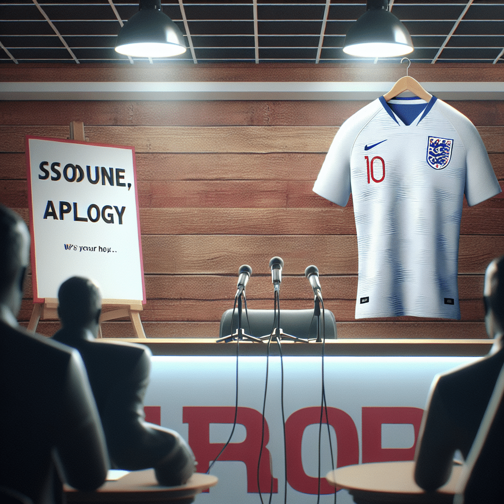 Nike desculpa-se por redesign da camisola da Inglaterra