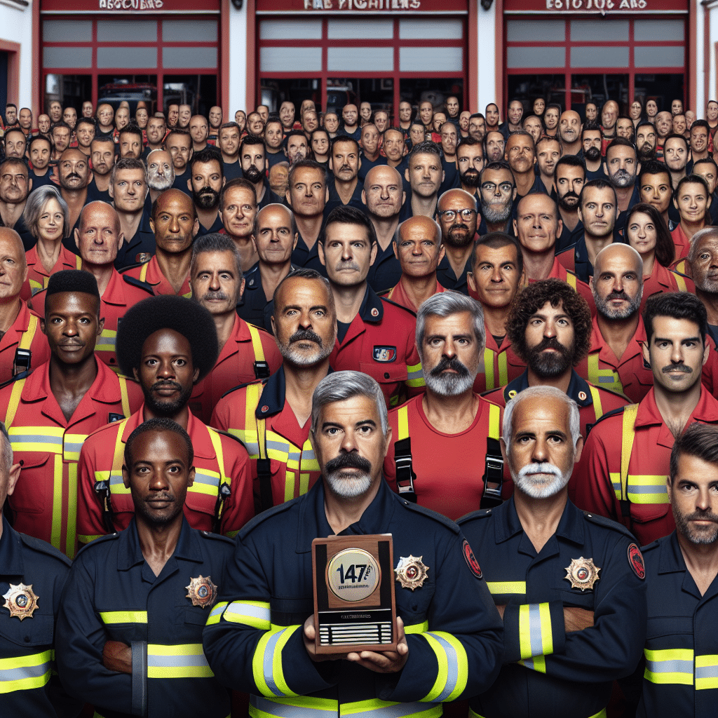 Bombeiros de Guimarães celebram 147 anos com honraria