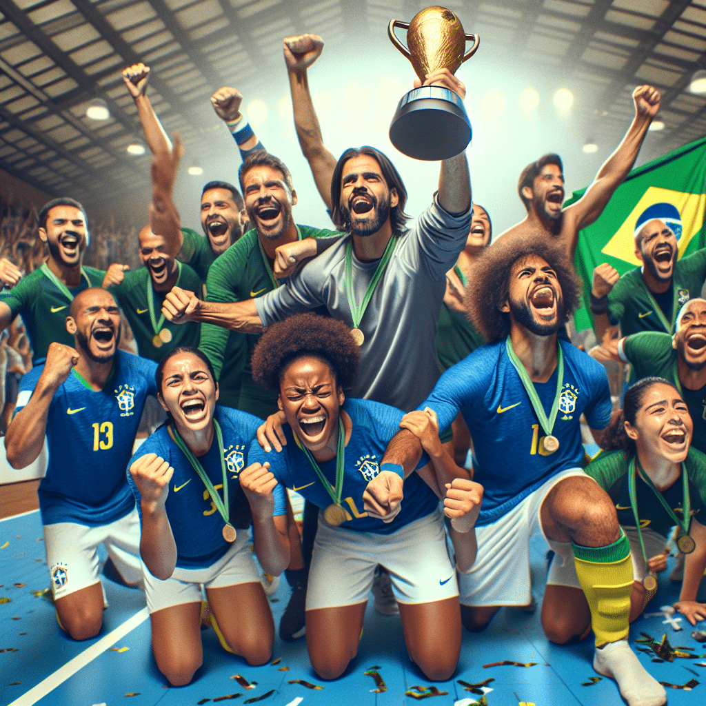 Brasil tricampeão da Copa do Mundo Down de futsal, 100% de aproveitamento. Seleção destaca-se com técnica e inclusão. Emocione-se.