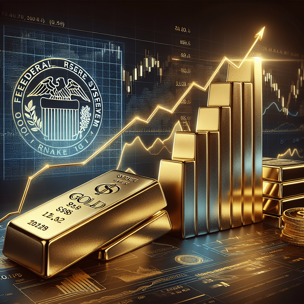 Oouro alcança recorde com preço histórico de US$ 2.141,90 por onça troy, impulsionado pelas expectativas de cortes do Federal Reserve System. Mercado em alta.