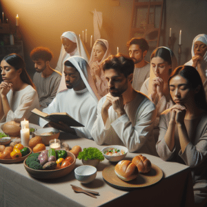 Sexta-Feira Santa, símbolo de reflexão e abstinência de carne vermelha para cristãos em celebração da Semana Santa.