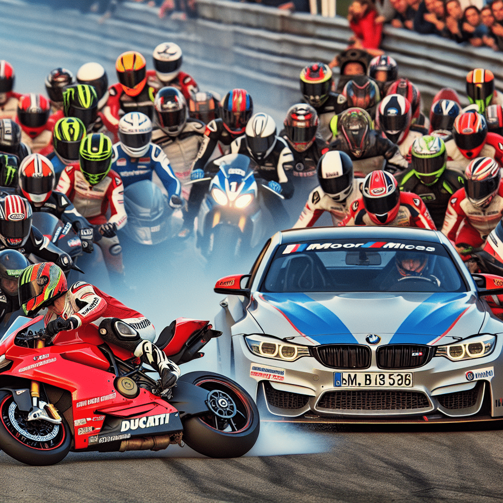 Incidente na Ducati e BMW M no Motorsport.