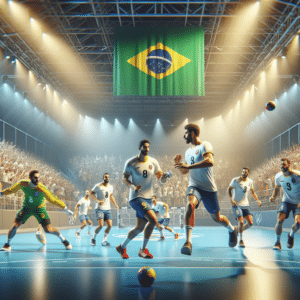 Brasil luta por vaga nas Olimpíadas de Paris no CONMEBOL Pre-Olímpico Handebol contra Eslovênia, Granollers. Capitão confiante após título Sul-Centro Americano.