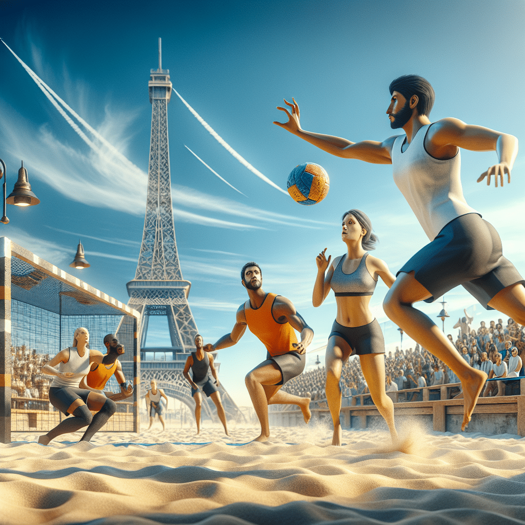 Handebol de praia com sete brasileiros terá regras diferentes nas Olimpíadas de Paris 2024, promovendo o esporte em nova arena.