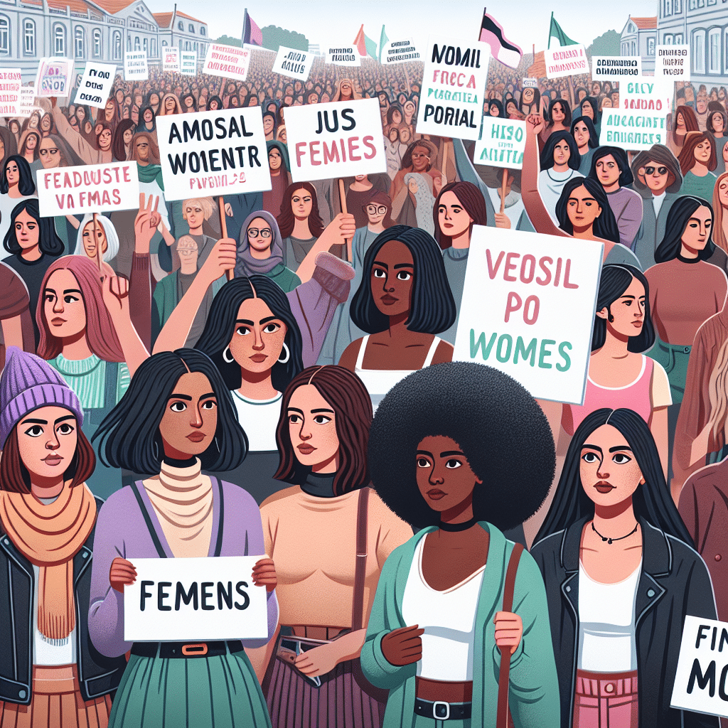 Greve Internacional Mulheres Viseu: 25 Abril Protesto Feminista