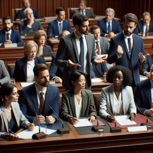 Deputados do LIVRE fazem pedido na AR após longo debate. Reeleição de líder comunista e retorno de Nuno Melo marcam o dia. Entusiasmo e responsabilidade em destaque.