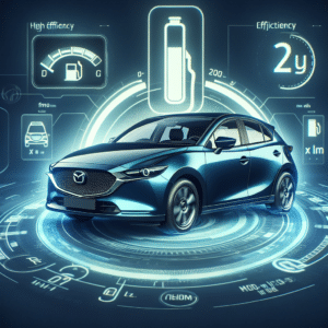 Mazda lança atualização para o Mazda2 Hybrid 2024. Design renovado e tecnologia de ponta para economia X litros por 100 km. Veículo híbrido eco-friendly.