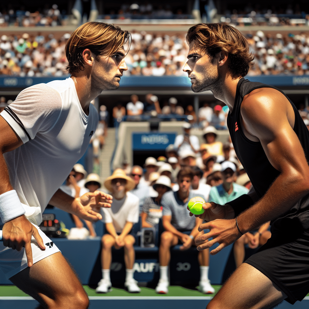 Casper Ruud e Nicolás Jarry se preparam para uma batalha emocionante na Miami Open, em um duelo chave de tênis. Os fãs aguardam ansiosamente! #MiamiOpen #Tennis