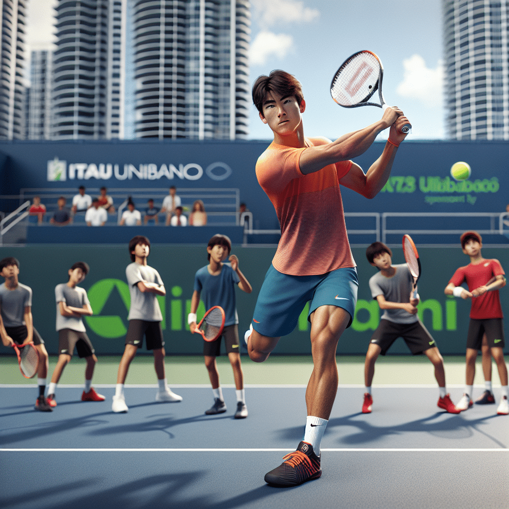 Miami Open, um dos maiores torneios de tênis, recebe jovens promissores Martín Landaluce e Darwin Blanch na chave principal de 2024. Patrocinado pelo Itaú Unibanco.