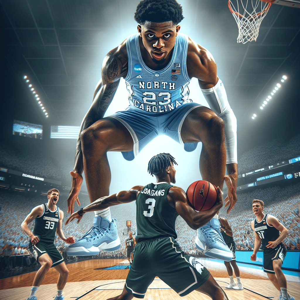 North Carolina Tar Heels Domina Michigan State no Torneio NCAA