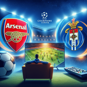 Arsenal enfrenta Porto em jogo decisivo da Champions League. Transmissão: Space e Max. Duelo fundamental nas oitavas de final.