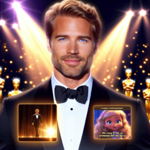 Ryan Gosling brilha no Oscar com performance de "I'm Just Ken" do filme "Barbie", vestido de rosa. Plateia encantada no Dolby Theatre.