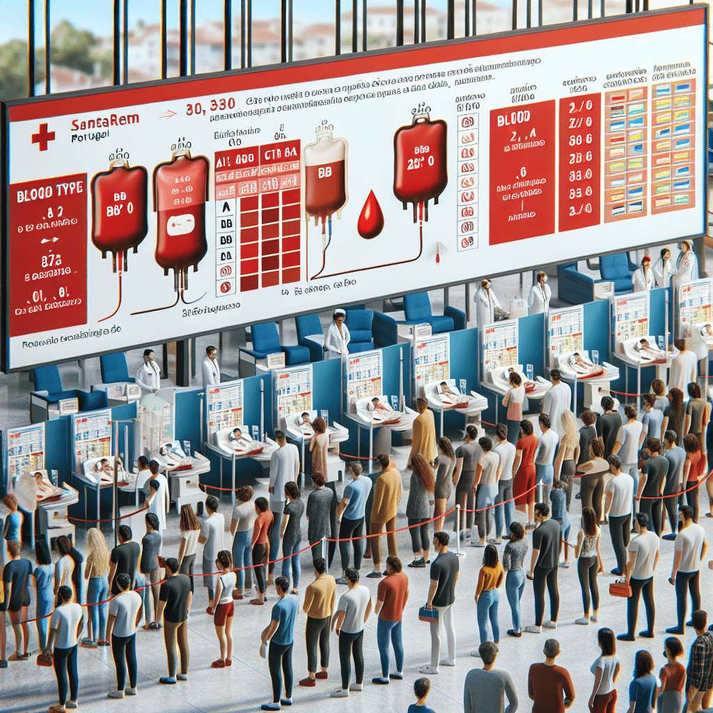 Doação de sangue em Santarém: Importância do tipo sanguíneo