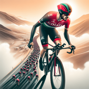 Tadej Pogacar, da UAE Team Emirates, brilha na Volta a Catalunha com sua terceira vitória consecutiva, consolidando-se como destaque do ciclismo mundial.