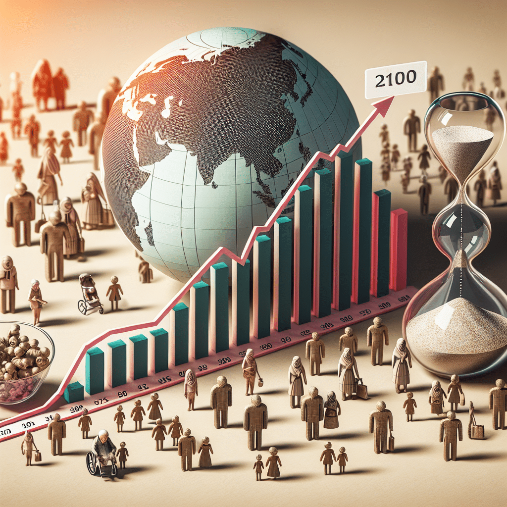 Cenário Demográfico: Fertilidade em Declínio Rumo a 2100