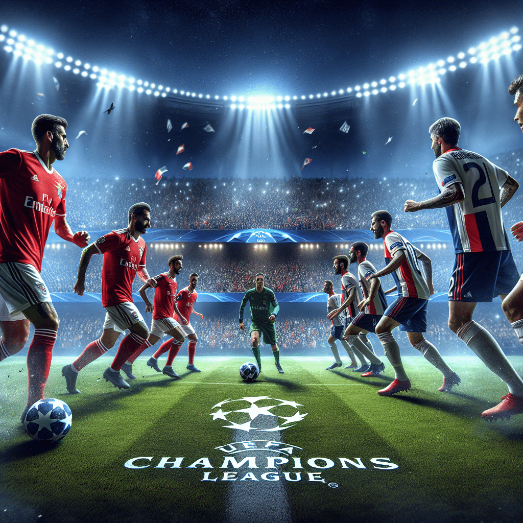 Benfica desafia Olympique Lyonnais na UEFA Champions League