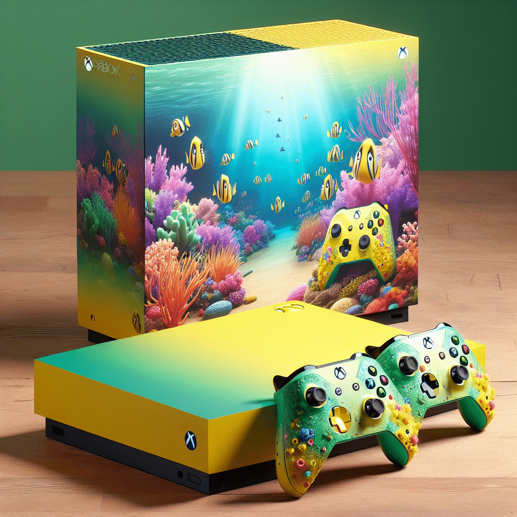 Edição limitada do Xbox Series X com tema do SpongeBob SquarePants anunciada por Microsoft e marcas, promete alta demanda.