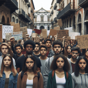 Estudantes criticam presidente de Portugal, Marcelo Rebelo de Sousa, por postura em relação aos combustíveis fósseis, exigindo ações mais eficazes para enfrentar a crise climática.