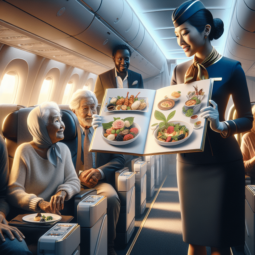 Air France apresenta novo menu gourmet.