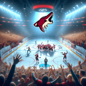 Arizona Coyotes encerram temporada com vitória convincente sobre Edmonton Oilers em Glendale. Ice hockey brilha em Utah! #ArizonaCoyotes #UtahJazz