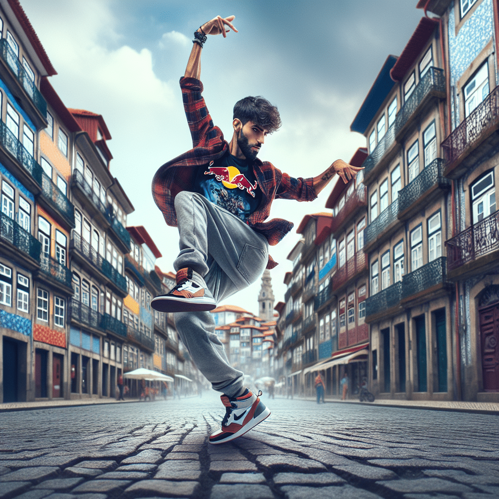 Talentosos B-boys coroados no Porto no Red Bull BC One Portugal. Vencedores representarão Portugal na Final Mundial. Dança e emoção global.