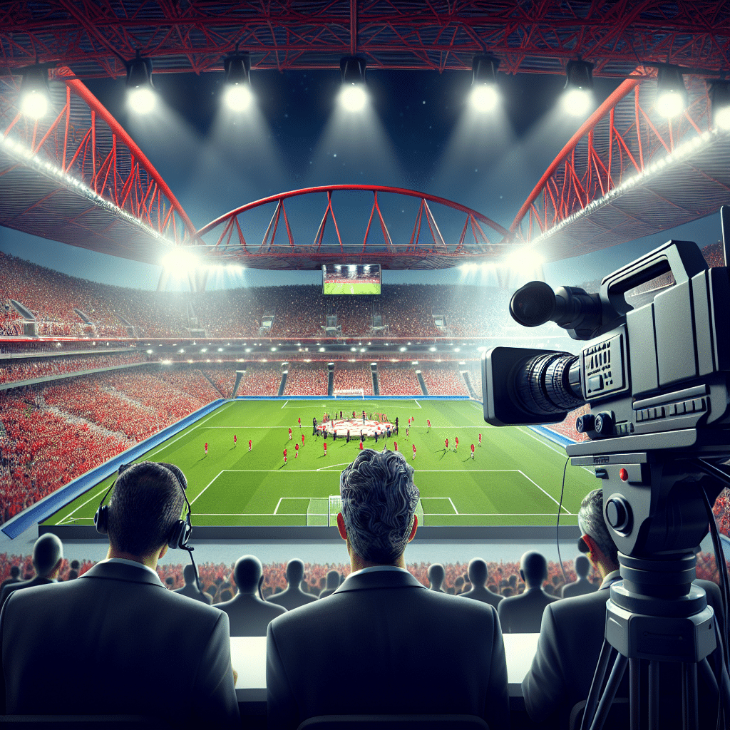 Programa Três Quatro Três da Benfica TV analisa desempenho do Sport Lisboa e Benfica. Rubricas "Moção de Censura", "Moção de Confiança" e "Nota Artística" em destaque.