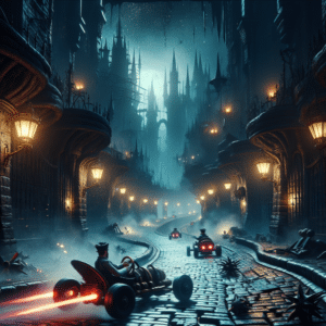 Novo jogo Nightmare Kart, da FromSoftware Inc., inspirado em Bloodborne, será lançado em breve para o PlayStation 4 com apoio da Sony Corporation. Os fãs aguardam ansiosamente.