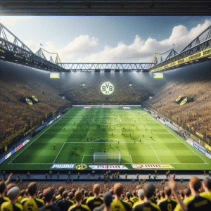 PUMA lança camisa única celebrando 50 anos do Signal Iduna Park, estádio famoso do Borussia Dortmund na Bundesliga. Parceria duradoura e apaixonante.