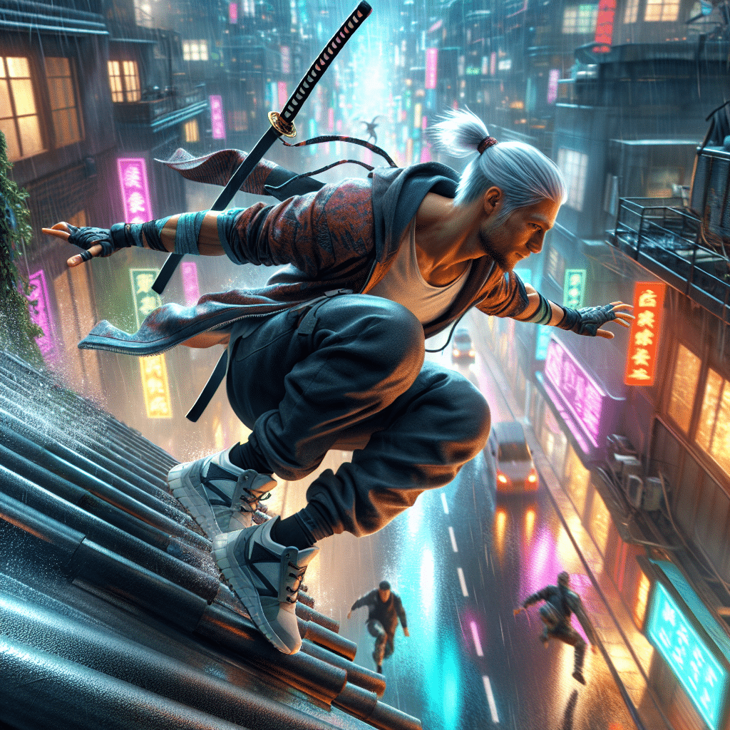 Aventuras Épicas: Thief de Parkour, Katana e Cyberpunk