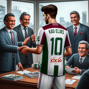 Fluminense FC renova com talento promissor Kauã Elias, incluindo multa rescisória de 70 milhões. Copa Libertadores comemora a aposta no atacante de destaque.