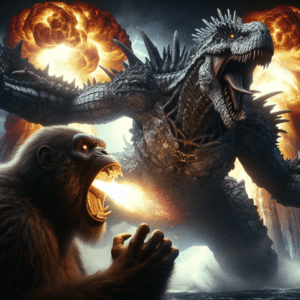 "Épica batalha do MonsterVerse continua: Godzilla vs. Kong! Filme torna-se o mais visto no mundo, estreando no topo das bilheterias brasileiras."