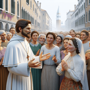 Papa Francisco faz história ao visitar Veneza, marcando presença na Bienal de Arte e na prisão "Giudecca", ressaltando solidariedade e combate às desigualdades.