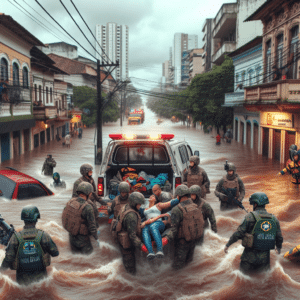 Tragédia no Rio Grande do Sul: 83 mortes por chuvas intensas. Governador destaca a gravidade da situação e pede cooperação para ajudar as vítimas.