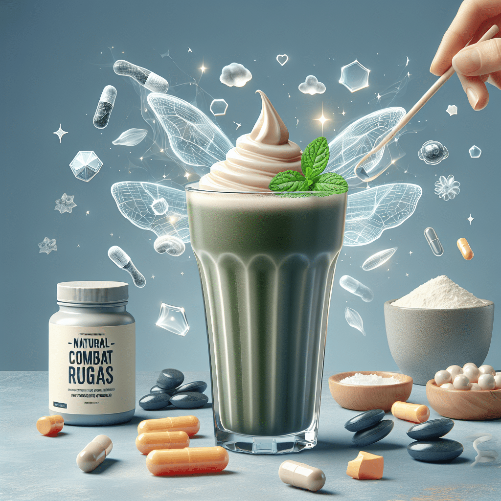 Shake natural combate rugas: colágeno e suplemento dietético