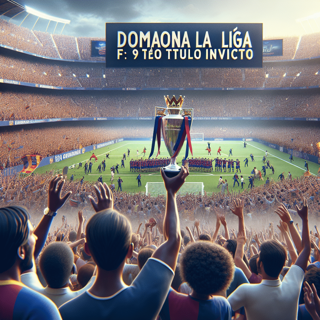 Barcelona campeão da La Liga Feminina, busca "quadruplete" com título da Taça da Rainha e Liga dos Campeões. Time invicto até agora. Há hegemonia.