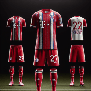 Novo uniforme do FC Bayern Munich para a temporada 2024-25 marca retorno do vermelho e estreia do QR Code, inovando na Bundesliga.