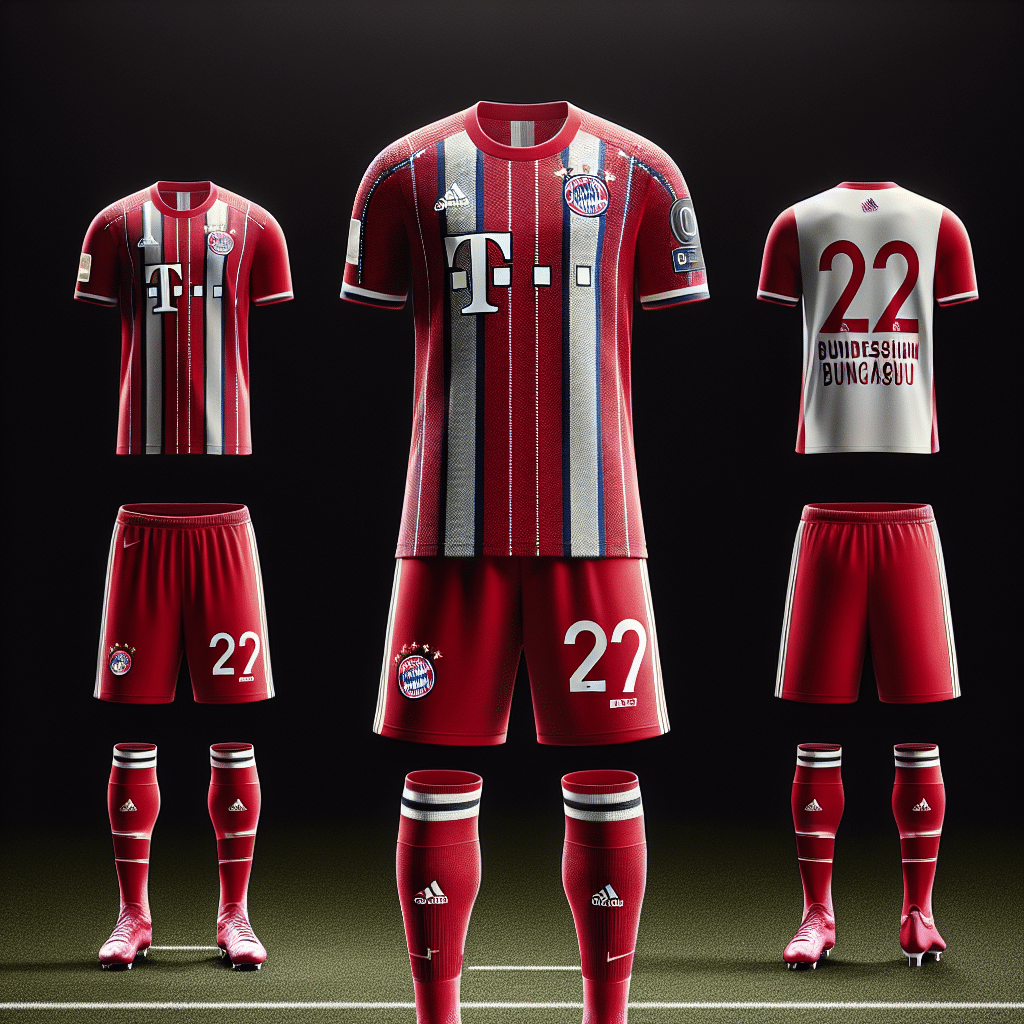 Novo uniforme do FC Bayern Munich para a temporada 2024-25 marca retorno do vermelho e estreia do QR Code, inovando na Bundesliga.