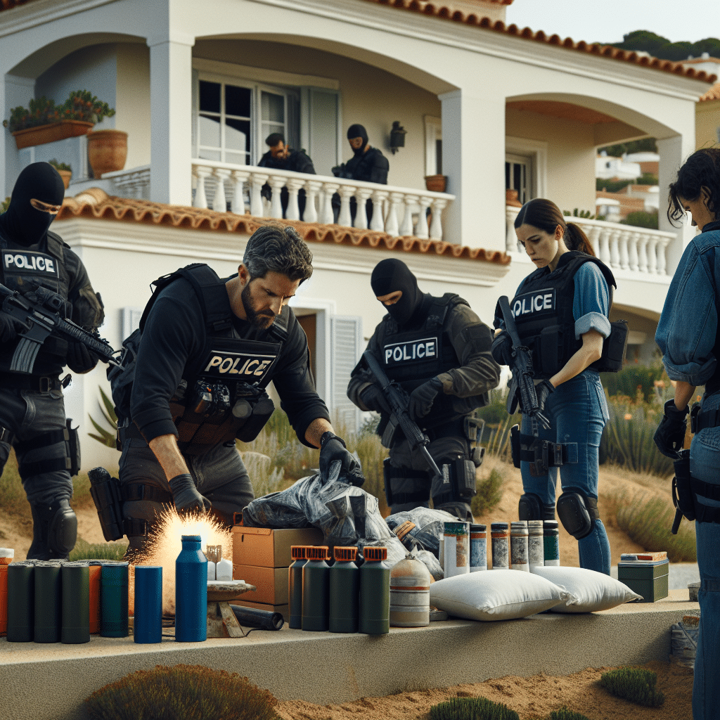 Operação Policial: Drogas e Pirotecnia Apreendidas em Faro e Lagos