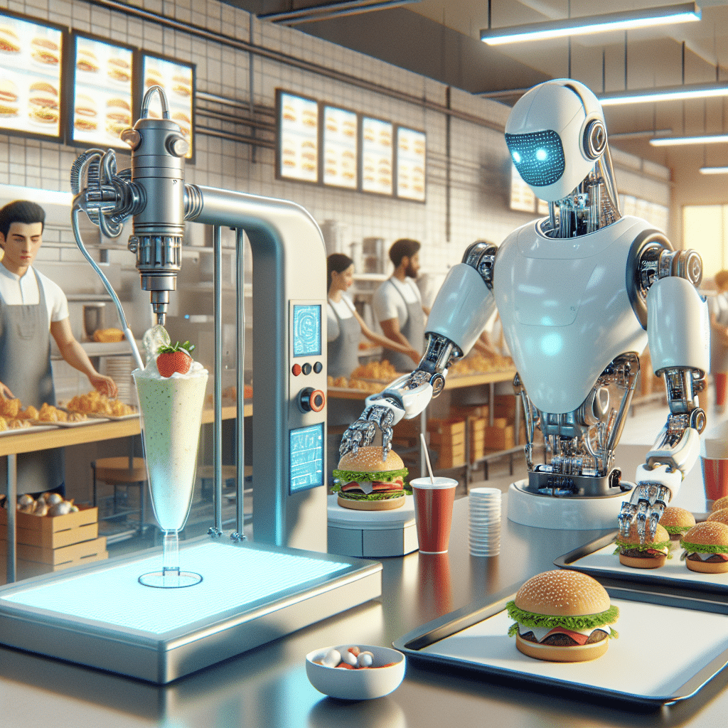 Uso crescente de robôs na automação de alimentos e bebidas