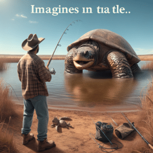 Pescador surpreende ao capturar tartaruga gigante de mais de 100 quilos no Lago Sam Rayburn, Texas. Espécie rara Alligator snapping turtle solta de volta à natureza.